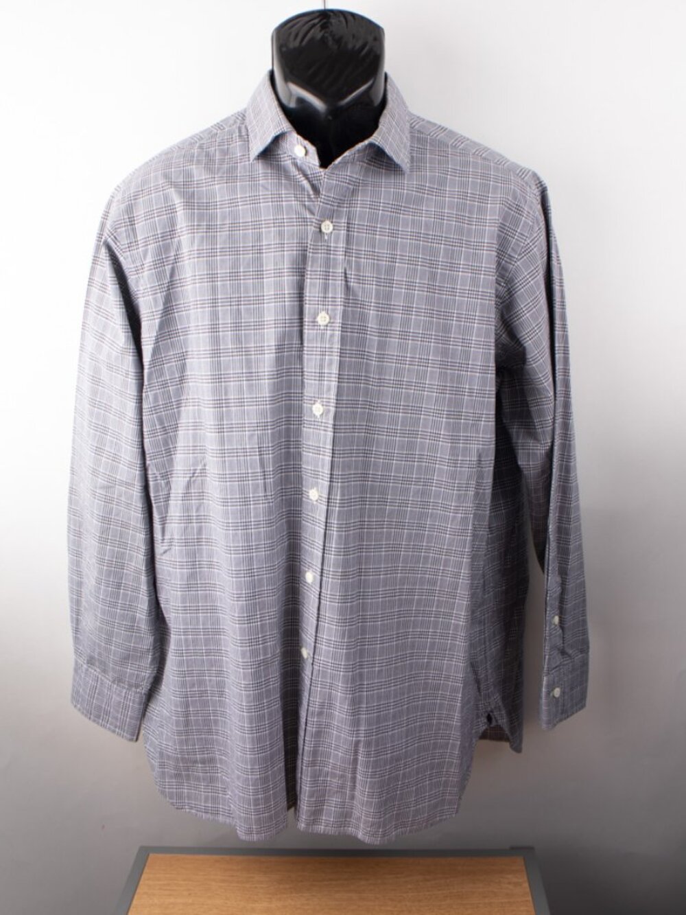 Polo Ralph Lauren Estate Classic Fit Men's 16.5 Dress Shirt Long Sleeve Gray